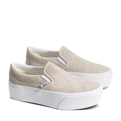 Chaussures sans lacets Stackform beiges pour femmes Alternate View