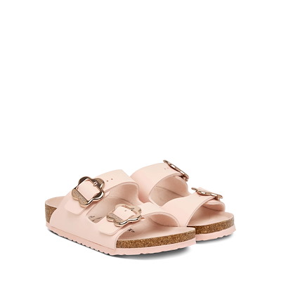 Little Kids Arizona Flower Buckle Sandals in Light Rose Alternate View