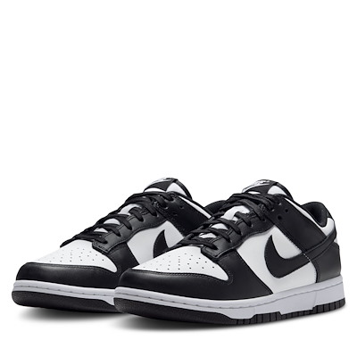 Baskets Dunk Low noires et blanches pour femmes Alternate View