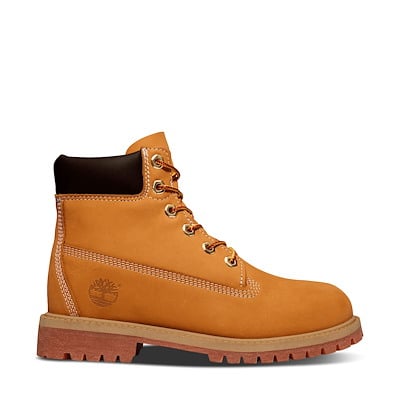 Bottes imperméables de 6 po. beiges pour enfants