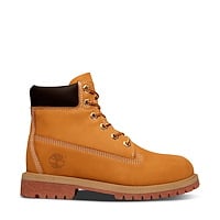 Bottes imperméables de 6 po. beiges pour enfants