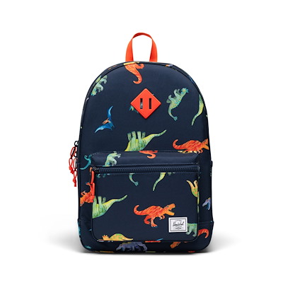 Youth Heritage Dino Backpack in Navy/Multi