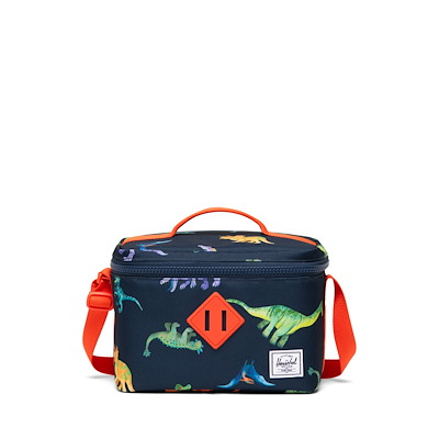 Youth Heritage Crossbody Dino Lunch Box in Navy/Multi