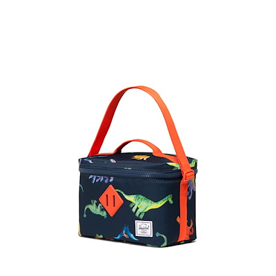 Youth Heritage Crossbody Dino Lunch Box in Navy/Multi Alternate View