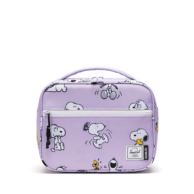 Peanuts Pop Quiz Lunch Box in Lilac