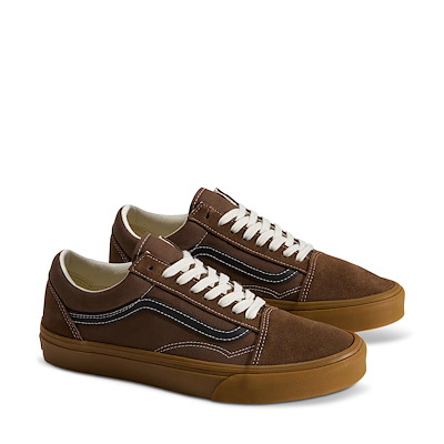 Men's Old Skool Sneakers in Brown/Black Alternate View