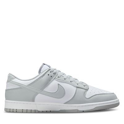 Baskets Dunk Low grises et blanches pour hommes