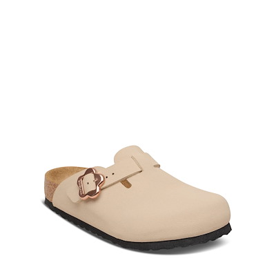 Little Kid's Boston Flower Clogs in Sand Alternate View