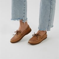 Women's Authentic Original 2-Eye Boat Shoes in Tan Alternate View