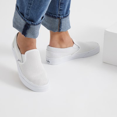 Classic Perforated Leather Slip-On 