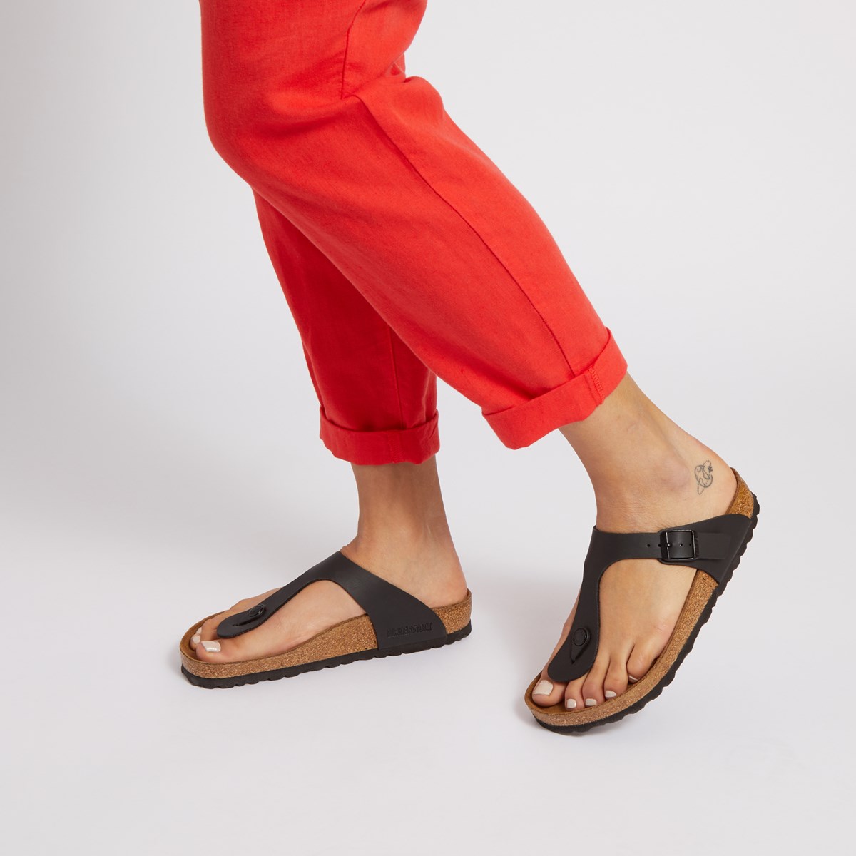 women's gizeh black thong sandals