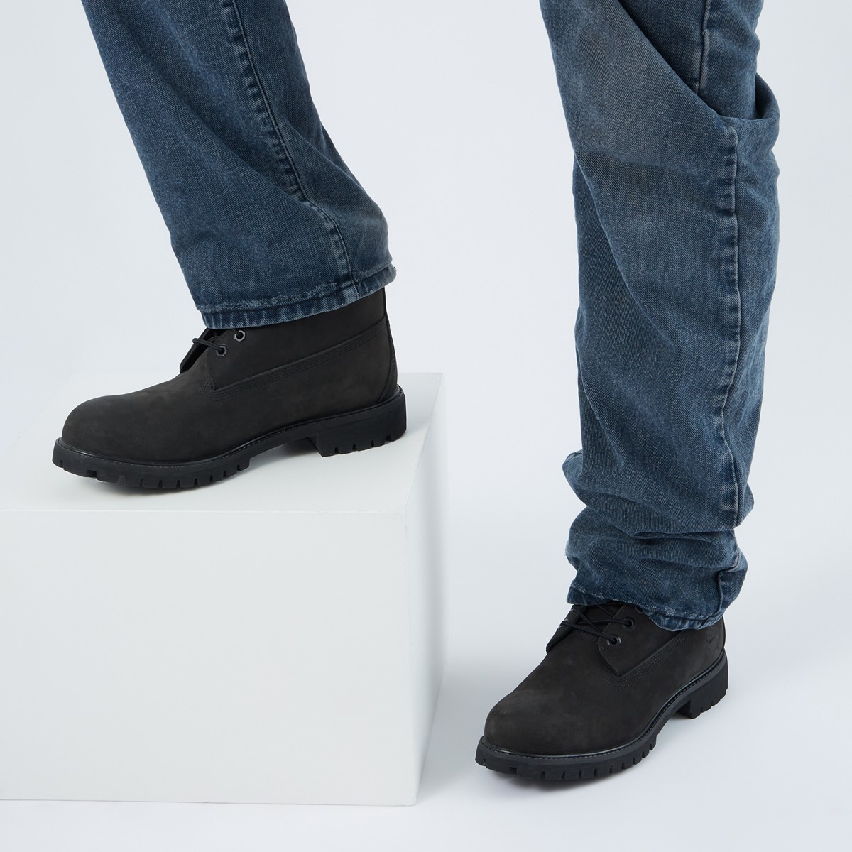 Men's 6 Inch Premium Waterproof Boots in Black | Little Burgundy