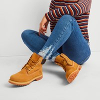Women's 6-Inch Premium Boots in Beige Alternate View